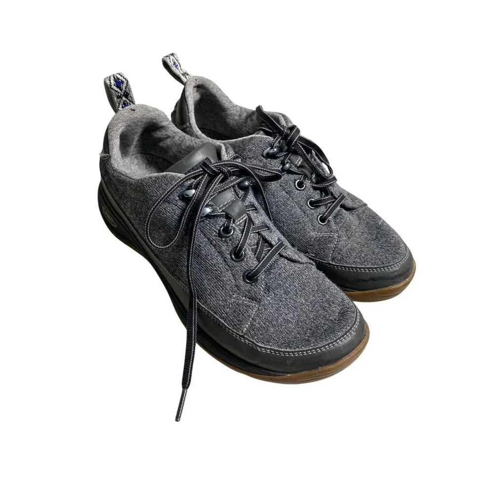 Chaco Kanarra 2.0 Sneakers Shoes Women Size 7 Gray Lace Up Hiking Camping‎